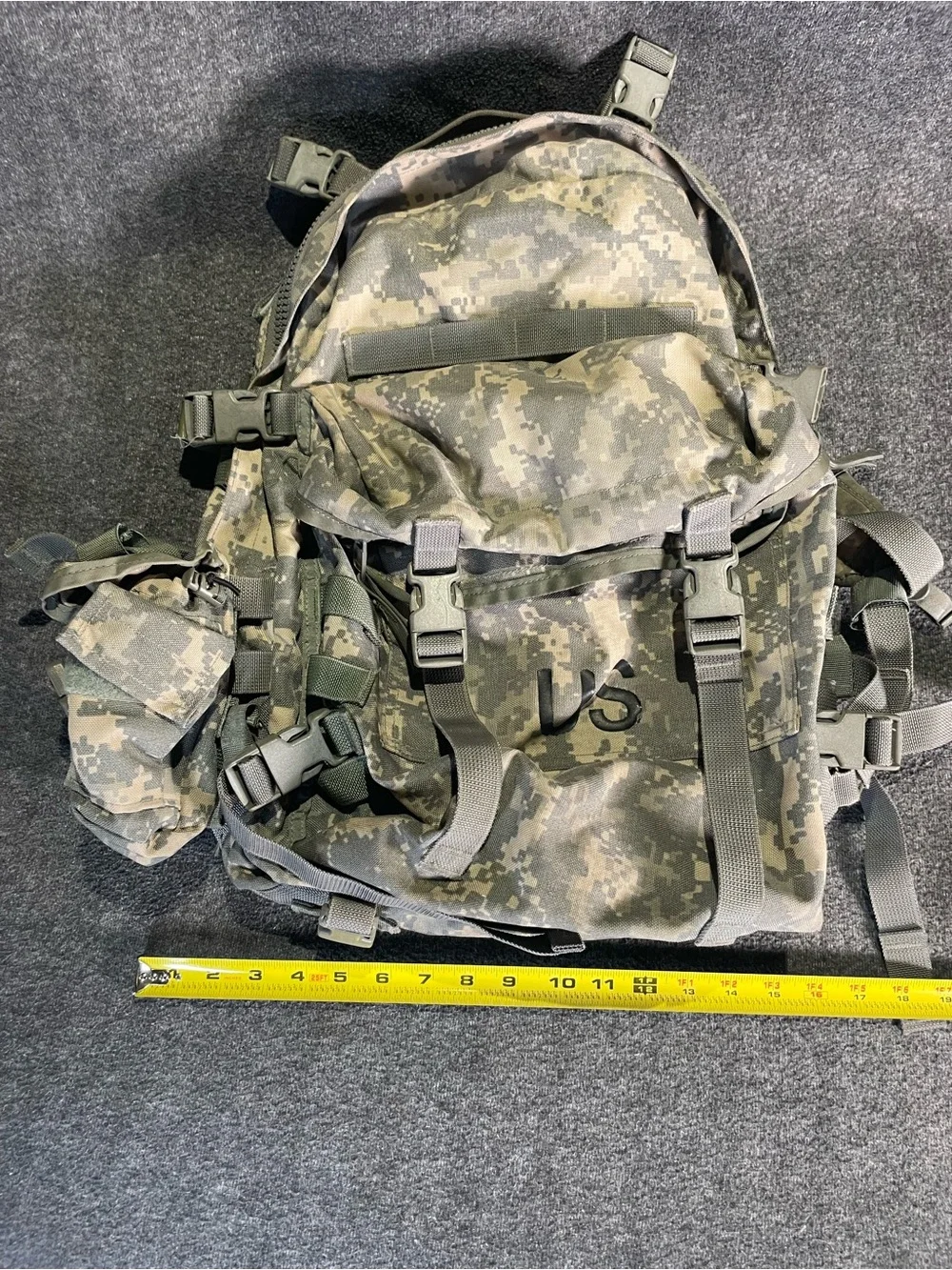 US ARMY ACU ASSAULT PACK 3 DAY MOLLE II BACKPACK Made in USA